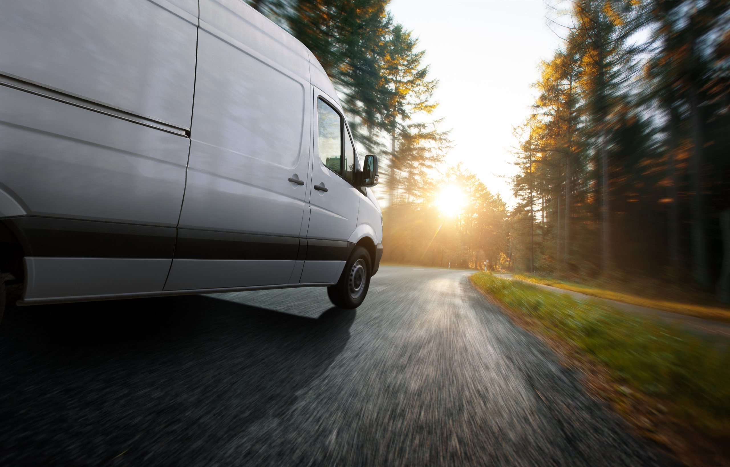 Delivery Van on road